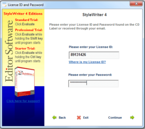 stylewriter licence