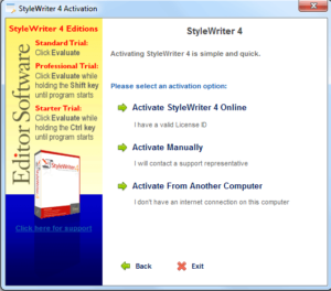 activation options